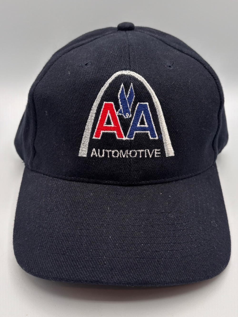 Vintage American Airlines St Louis Lambert Arch Navy Blue Collectible Hat
